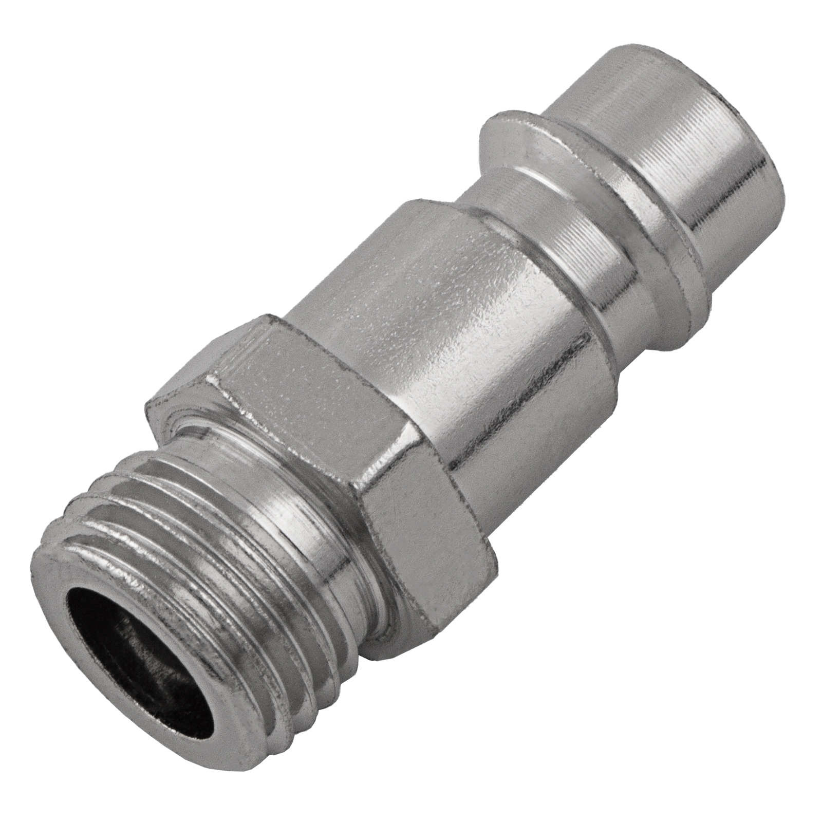 Ниппель универсальный быстросъемный ("папа") 1/4, внешняя резьба, 2 шт, Stels (57053)