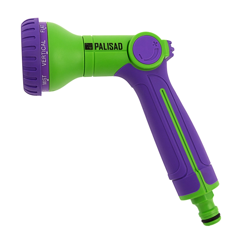 Пистолет-распылитель, 8 режимов, двухкомпонентная рукоятка Palisad (65160)