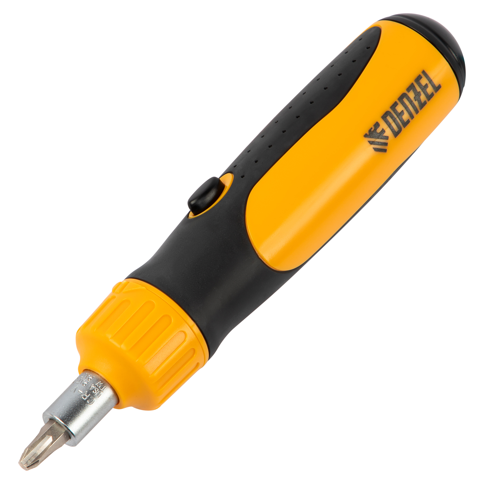 Отвертка реверсивная, механизм SmartPush 12 шт, S2 Denzel (7711611)