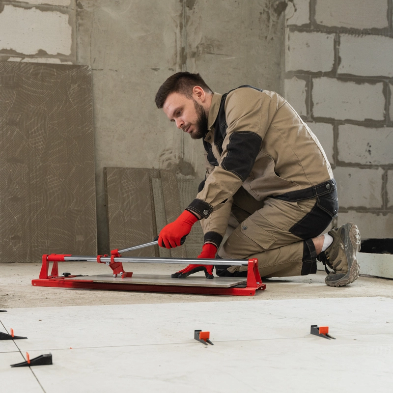 Плиткорез 600 х 16 мм, "Балеринка", поворотный металлический угольник MTX (87658)