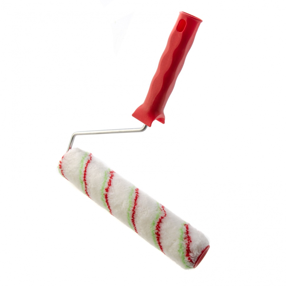 Валик "Эмали" , 250 мм, ворс 12 мм, D - 36 мм, D ручки - 6 мм, полиамид, полиакрил Сибртех (80201)