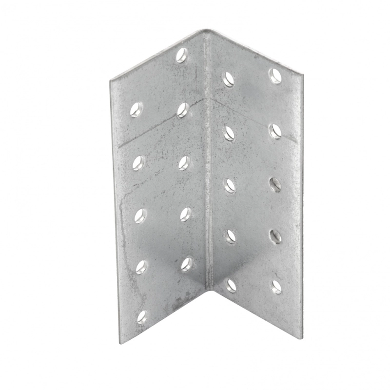 Крепежный уголок равносторонний 2 мм, KUR 40 x 40 x 100 мм Сибртех (46418)