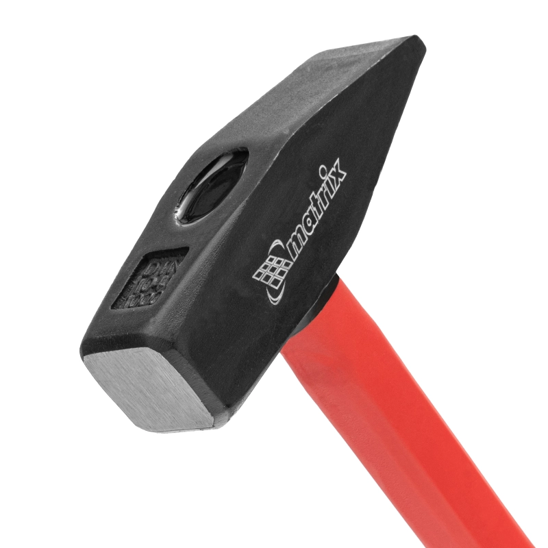 Молоток слесарный, 1000 г, фибергласовая обрезиненная рукоятка Matrix (10360)