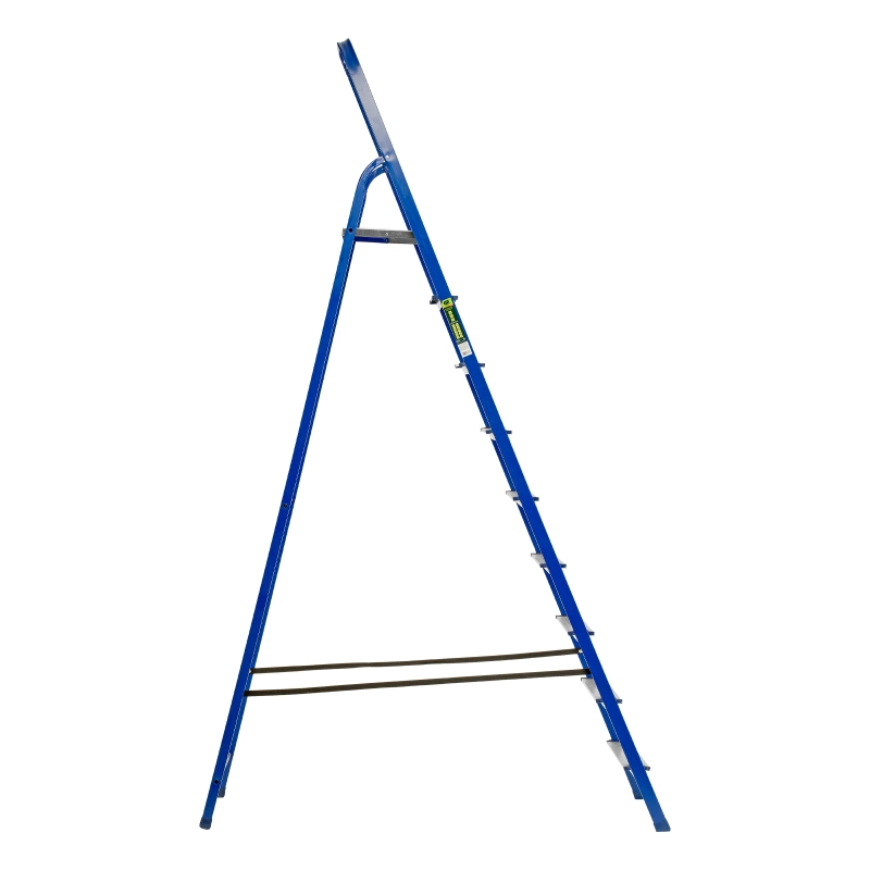 Стремянка, 9 ступеней, стальной профиль, алюминиевые ступени Сибртех (97959)