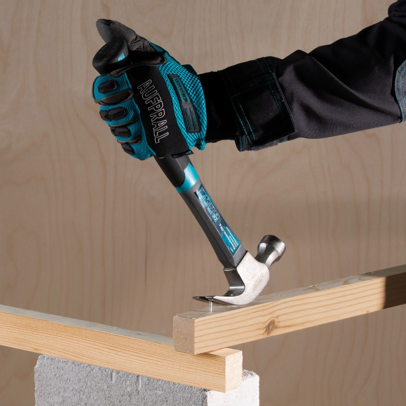 Молоток-гвоздодер, 450 г, фибергласовая трехкомпонентная рукоятка Gross (10475)