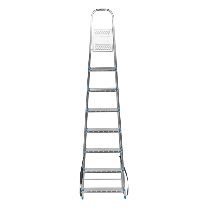 Стремянка, 8 ступеней, стальная, оцинкованная Сибртех (97840)