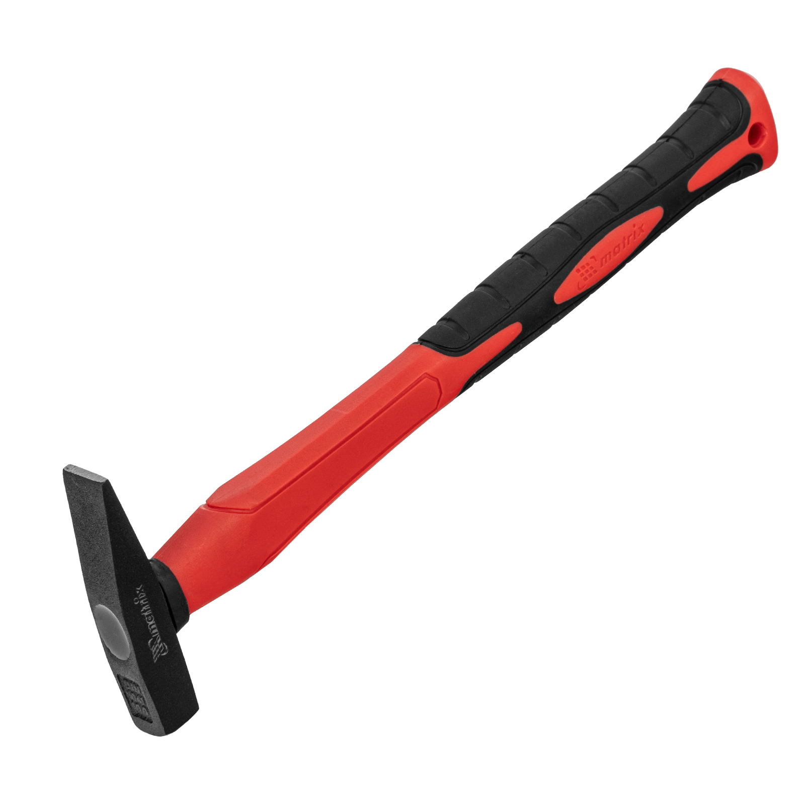 Молоток слесарный optimal, 100 г, фибергласовая обрезиненная рукоятка, квадратный боек Matrix (10365)