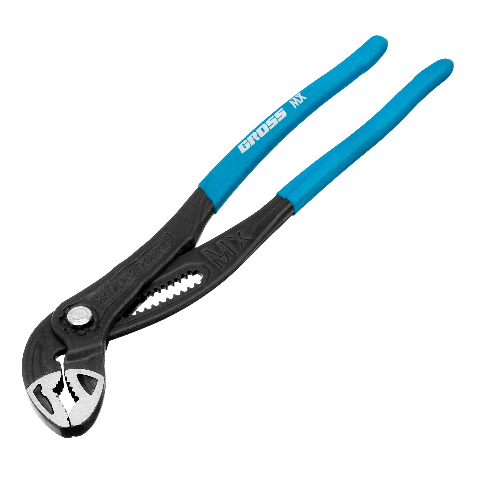 Клещи переставные, кнопочный механизм, обливные рукоятки, 300 мм Gross (15728)