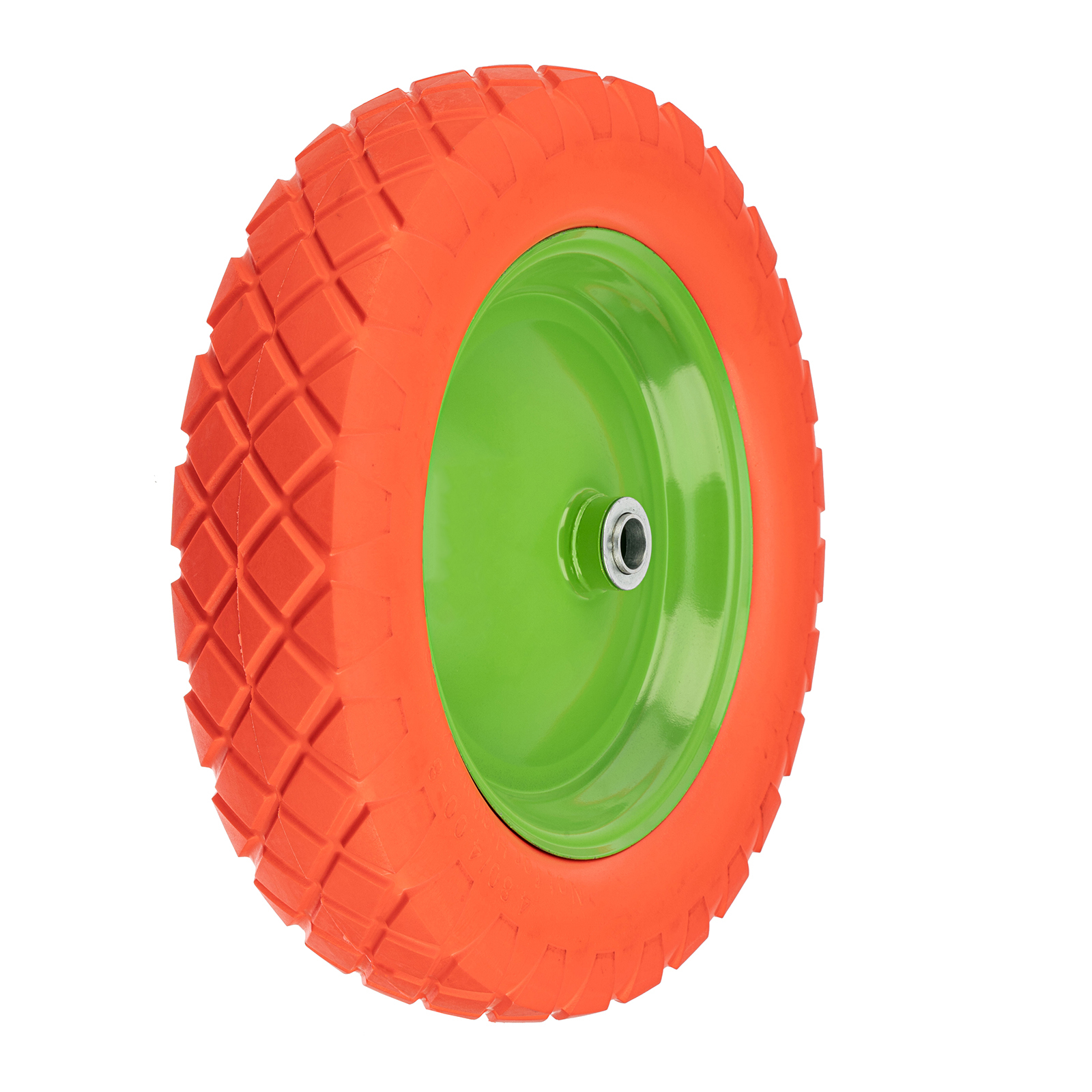 Колесо полиуретановое 4.80/4-8, длина оси 90 мм, подшипник 20 мм Сибртех (689775)