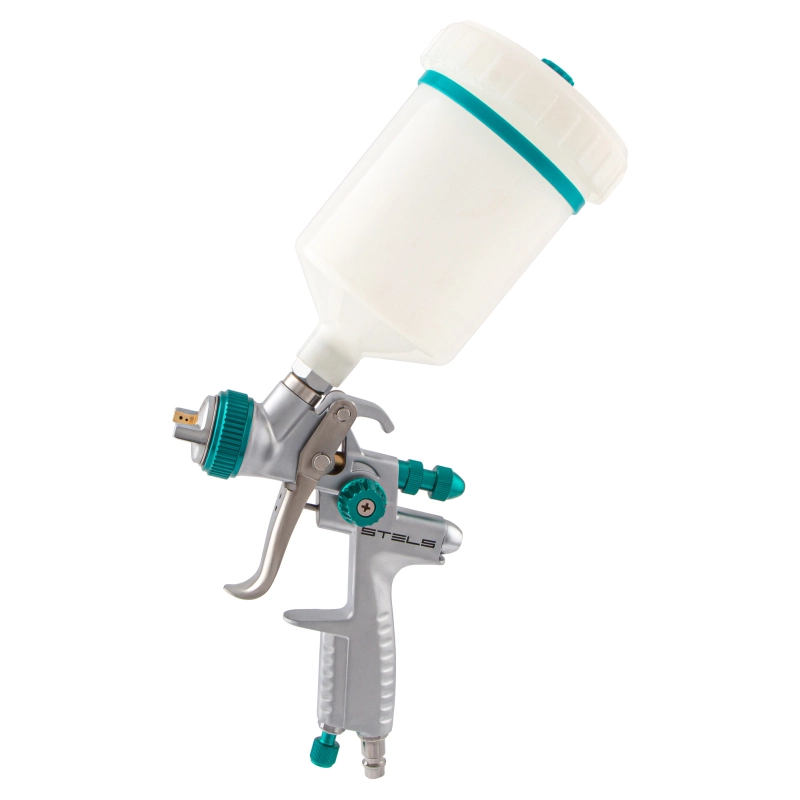 Краскораспылитель AG 901 LVMP профессиональный, гравитационного типа, сопло 1.3 и 1.1 мм Stels (57365)