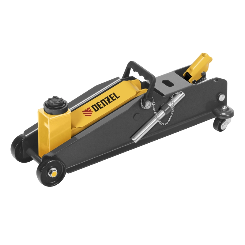 Домкрат гидравлический подкатной с фиксатором, 3 т, 190-532 мм, SUV/ Denzel (51261)