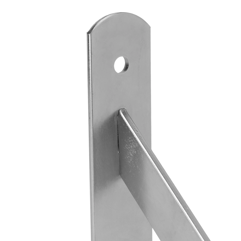 Кронштейн усиленный, 400 х 280 х 30 х 4 мм, оцинкованный Сибртех (94042)