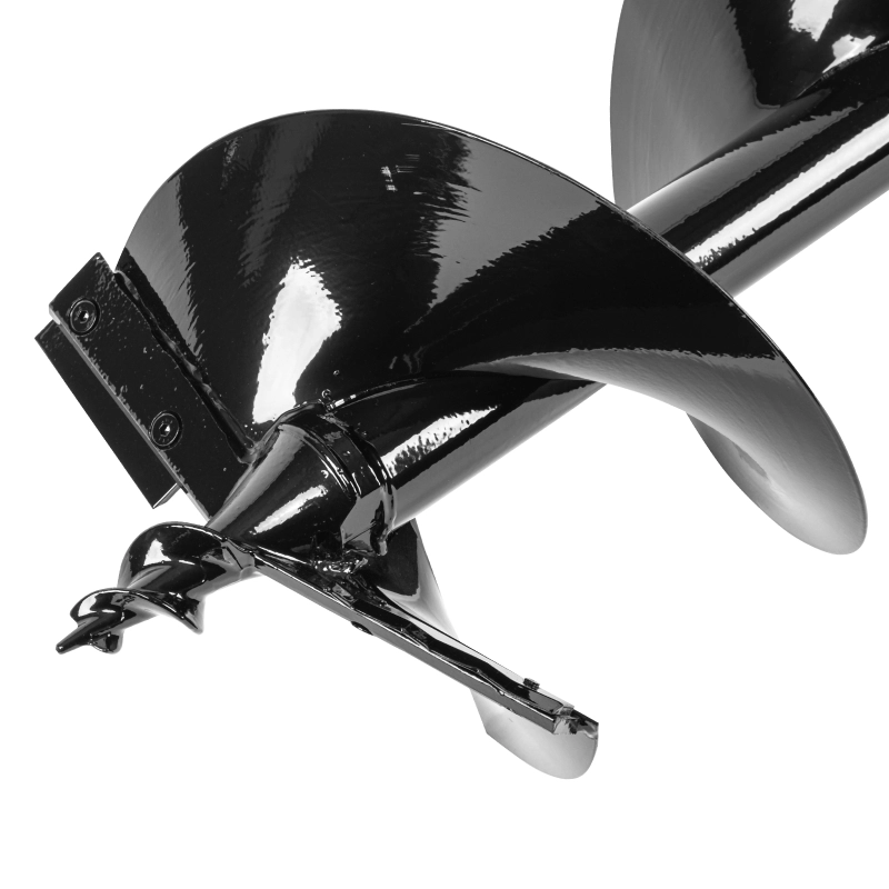 Шнек для грунта ER-250, диаметр 250 мм, длина 800 мм,соединение 20 мм, съемный нож Denzel (56009)