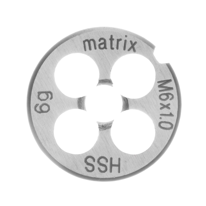 Плашка М6 х 1 мм, HSS Matrix (77075)