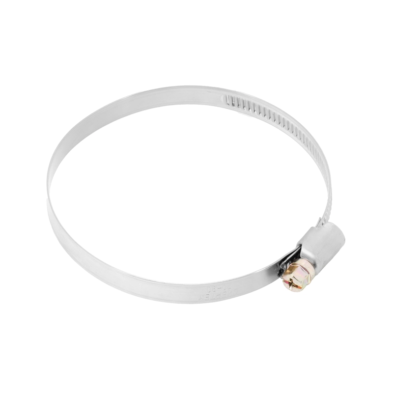 Хомуты нержавеющая сталь, Стандартное болтовое крепление 70-90 мм, 25 штук в упаковке, ширина 9 мм Сибртех (47586)