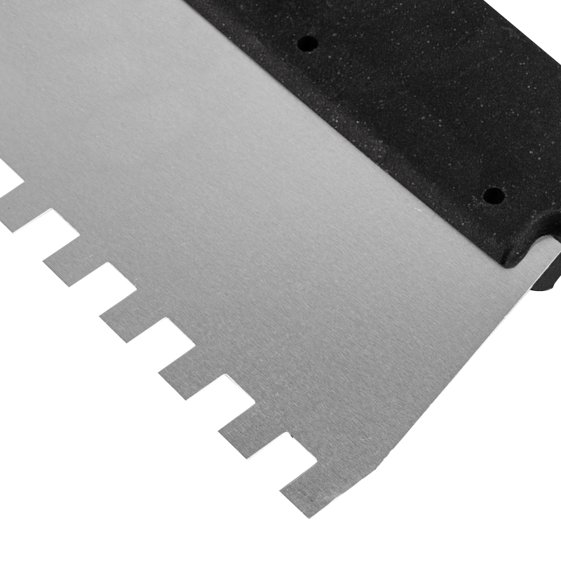 Шпатель из нержавеющей стали, 250 мм, зуб 8 х 8 мм, пластмассовая ручка Sparta (85143)