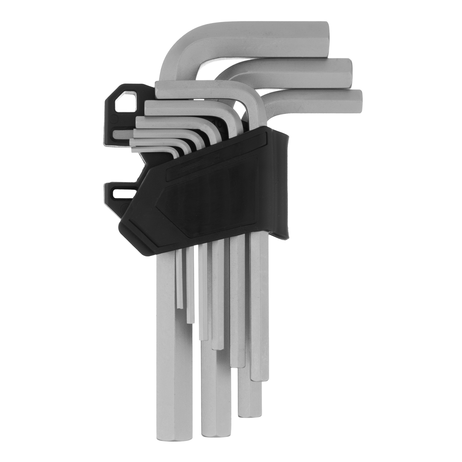 Набор ключей имбусовых, HEX, 2-12 мм, CrV, 9 шт. Сибртех (123677)