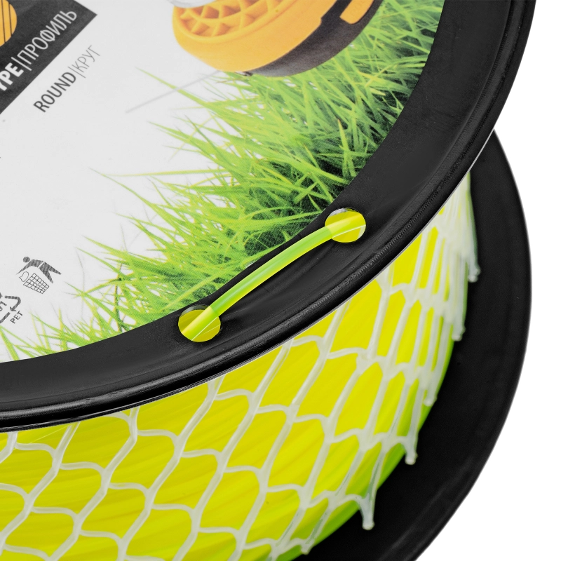 Леска для триммера круглая, 2,7мм х 151м, на DIN катушке FLEX CORD,  Denzel (96281)