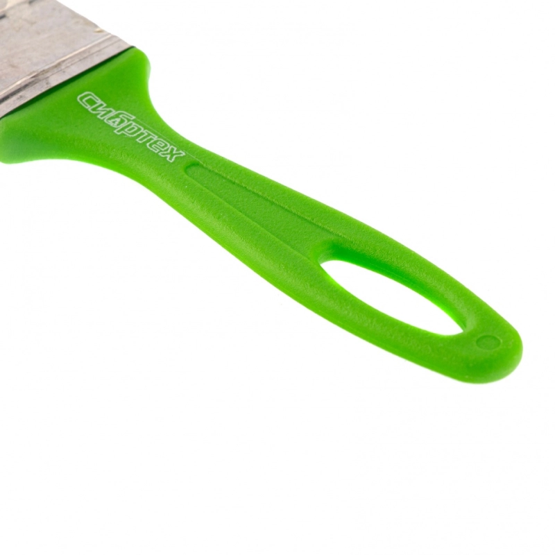 Кисть флейцевая "Евро", 35 x 8, натуральная щетина, пластиковая ручка Сибртех (83301)