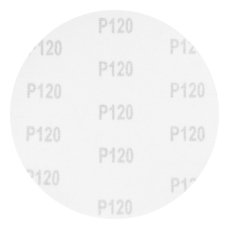 Круг абразивный на ворсовой подложке под "липучку", P 120, 150 мм, 5 шт Matrix (73888)