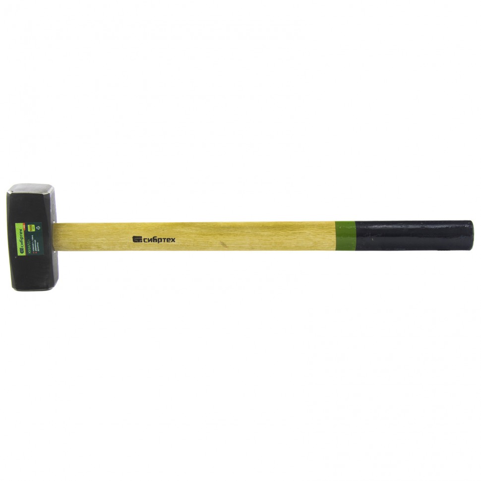 Кувалда, 5000 г, кованая головка, деревянная рукоятка Сибртех (10932)