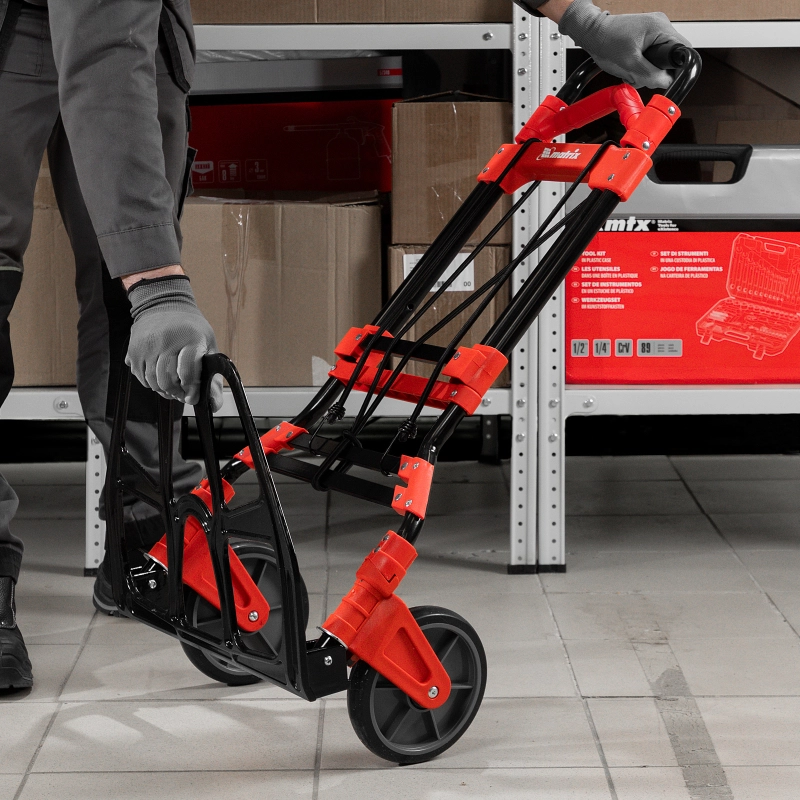 Тележка хозяйственная, складная, 2 колесная, грузоподъемность 150 кг Matrix (98208)