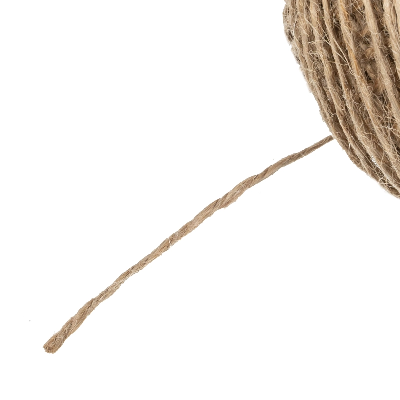 Шпагат джутовый, 1.5 мм, L 90 м, 4-ниточный, Сибртех (93877)