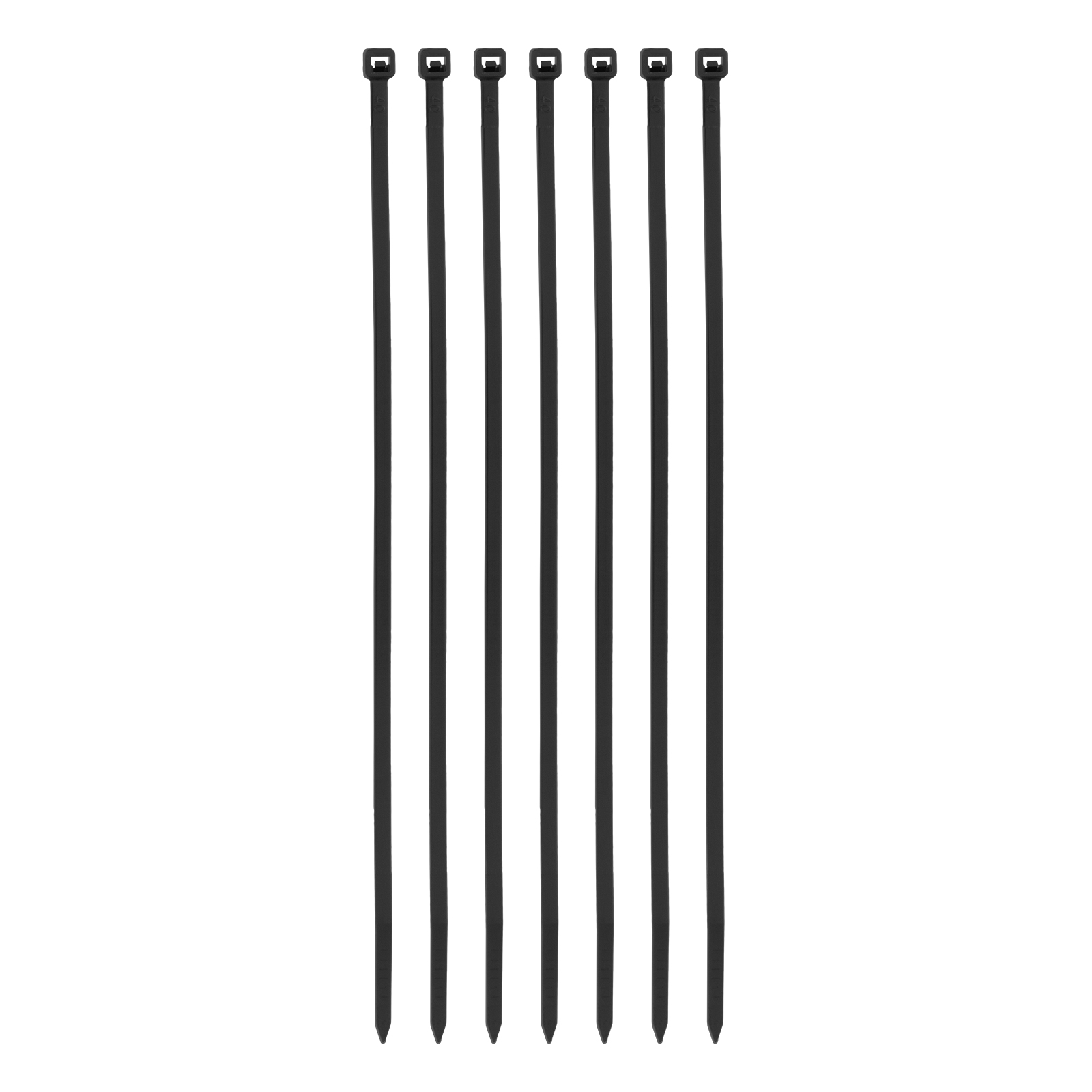 Хомуты, 200 x 3.6 мм, пластиковые, черные, 100 шт Сибртех (45555)