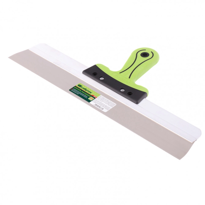 Шпатель фасадный, нержавеющая сталь, 470 мм, двухкомпонентная ручка Сибртех (85585)