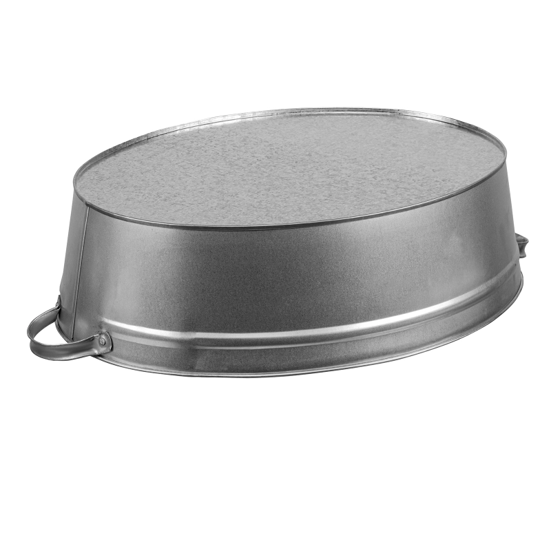 Таз оцинкованный овальный 23 литров (67587)