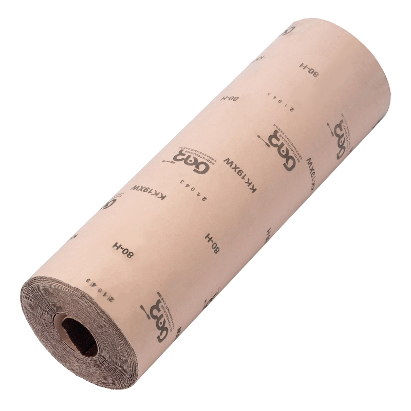 Шкурка на тканевой основе, зернистость № 80, 775 мм х 20 м, "БАЗ" (75279)