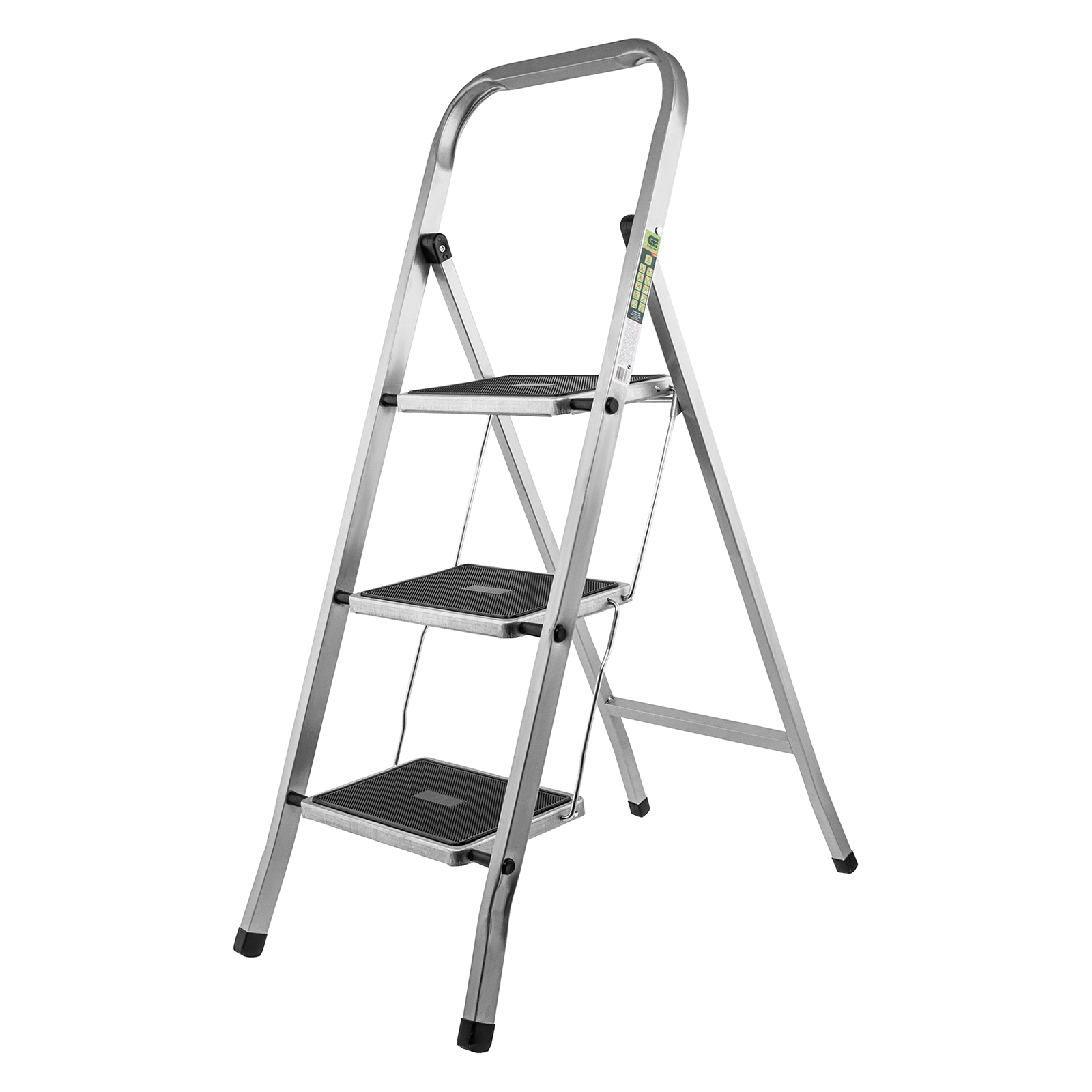 Стремянка 3 ступени, с полимерными ковриками, Сибртех (97868)