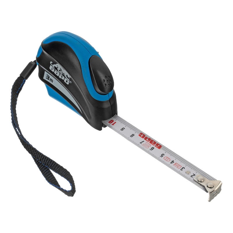 Рулетка Полимер,3 м х 16 мм,автоматическая фиксация,эргономичная форма Барс (32501)