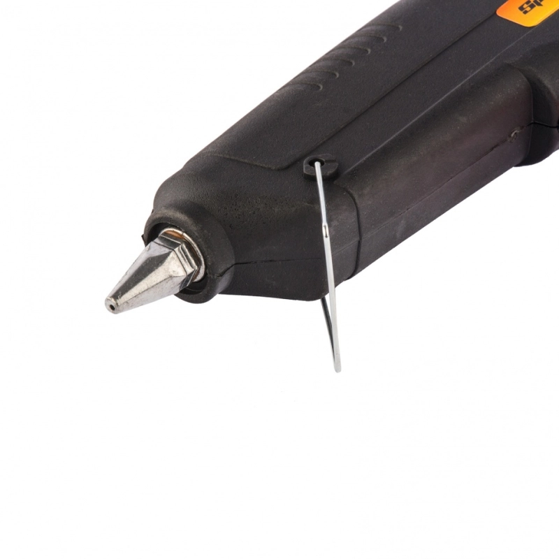 Клеевой пистолет с выключателем 12 мм в кейсе, 80 Вт, 6 г/мин Sparta (93033)