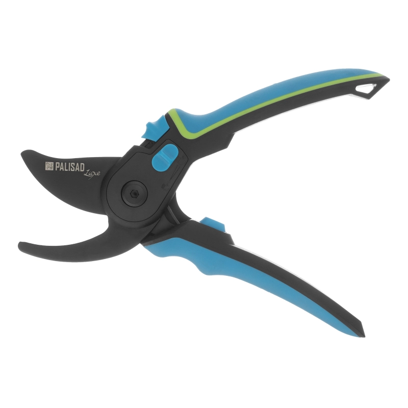 Секатор прямого реза, 225 мм, регулировка захвата, трехкомпонентные рукоятки, Luxe, Palisad (604795)