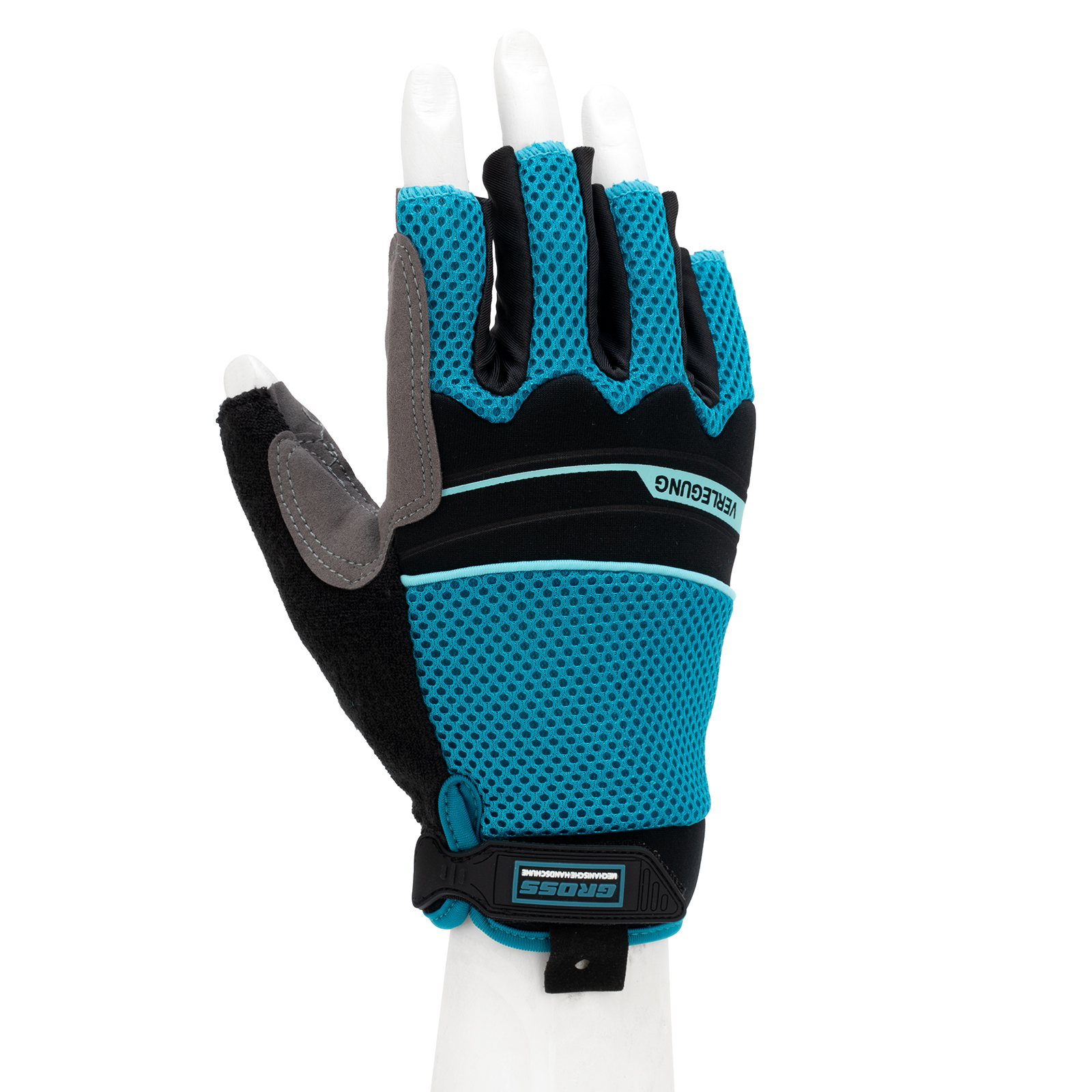 Перчатки комбинированные облегченные, открытые пальцы, AKTIV, размер XL (10) Gross (90310)