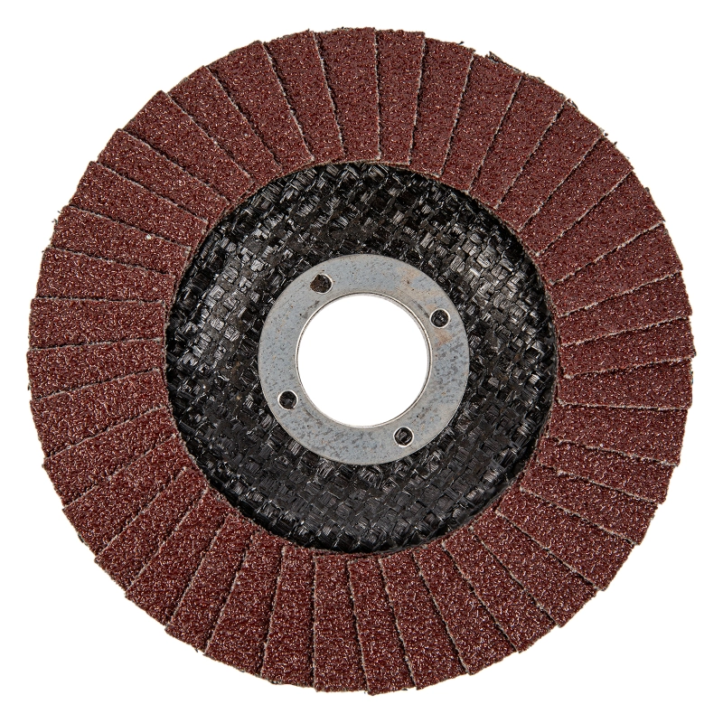 Круг лепестковый торцевой, конический, Р 80,115 х 22.2 мм Сибртех (74079)