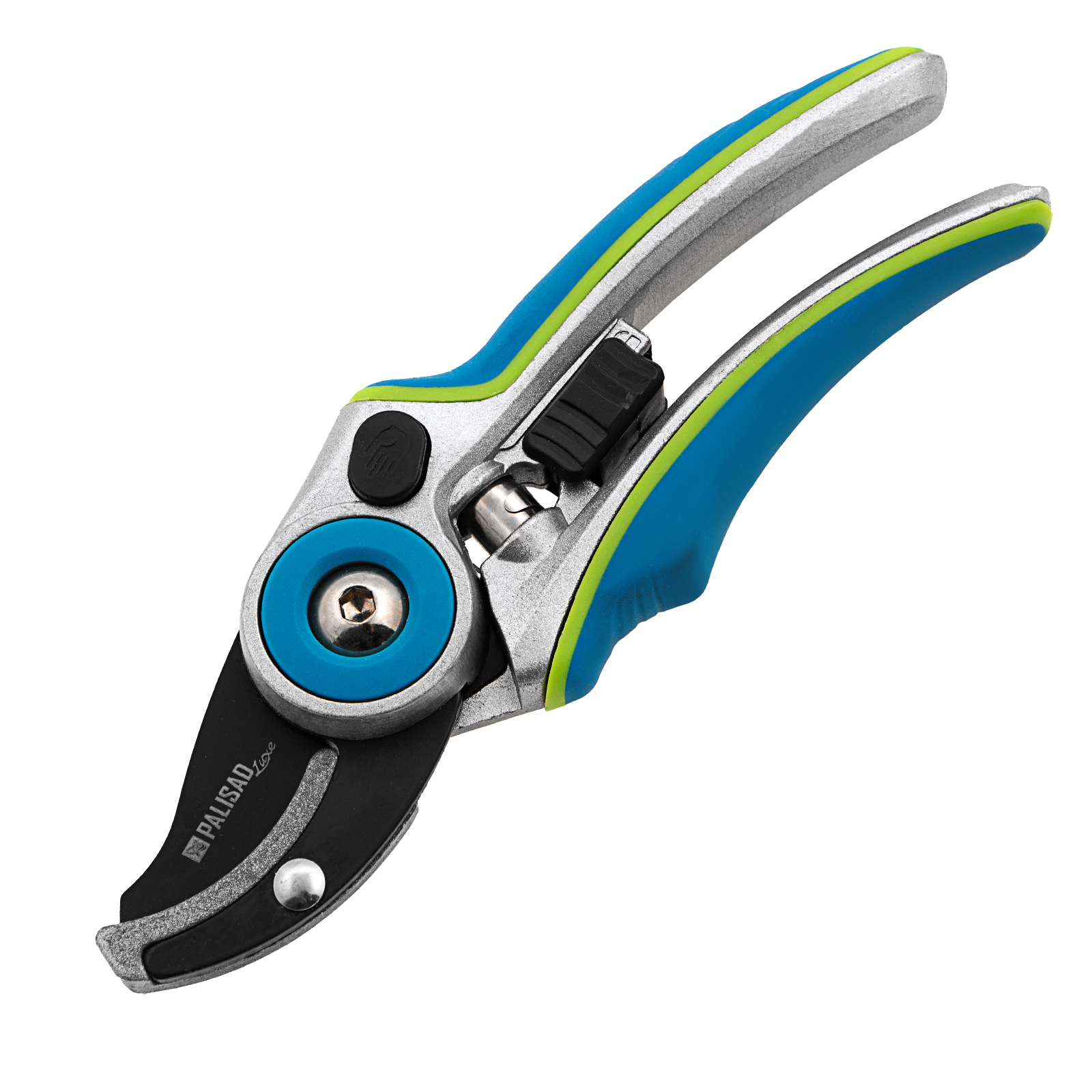 Секатор с наковальней, 205 мм, регулировка захвата, алюминиевые рукоятки, Luxe, Palisad (60475)