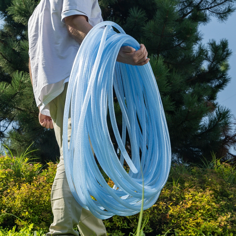 Шланг поливочный прозрачный армированный 3-х слойный, 1/2", 50 м Palisad (67362)