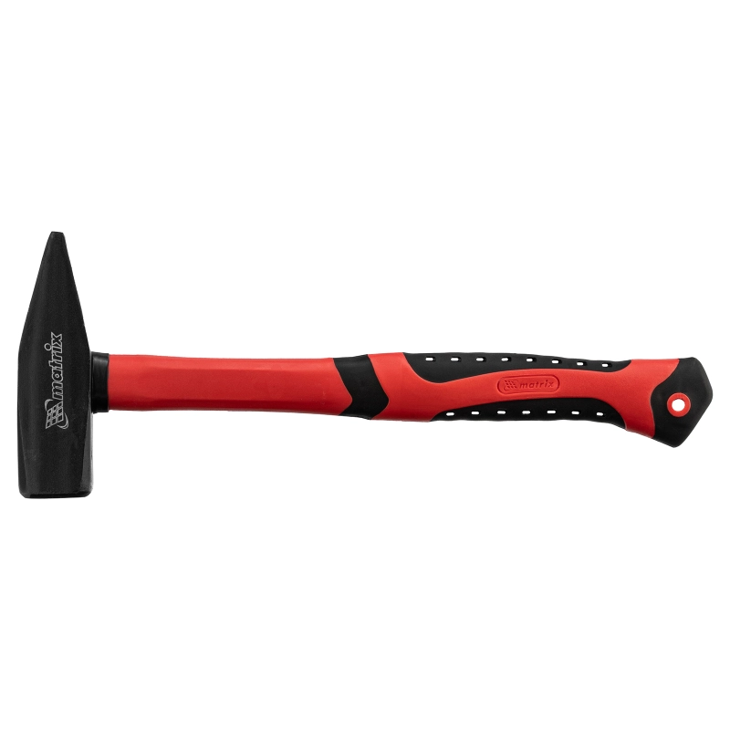 Молоток слесарный, 1000 г, фибергласовая обрезиненная рукоятка Matrix (10360)