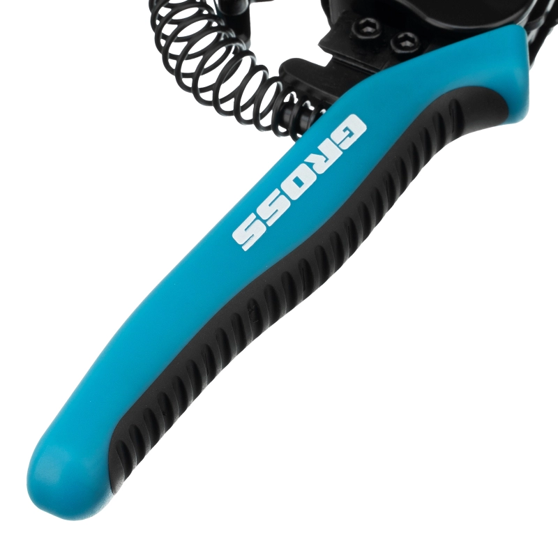 Щипцы для зачистки электропроводов 0.5, 1.0, 1.5, 2.5, 4.0, 8.0 мм/кв (8-22AWG) лезвие SK5 Gross (17721)