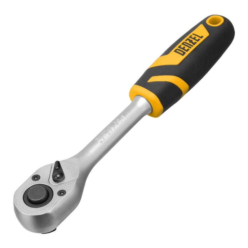 Набор инструментов, 1/2", 1/4", CrV, S2, пластиковый кейс, 84 предмета Denzel (15802)