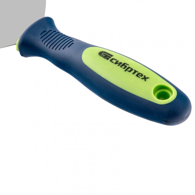 Шпательная лопатка из нержавеющей стали, 150 мм, двухкомпонентная ручка Сибртех (85528)