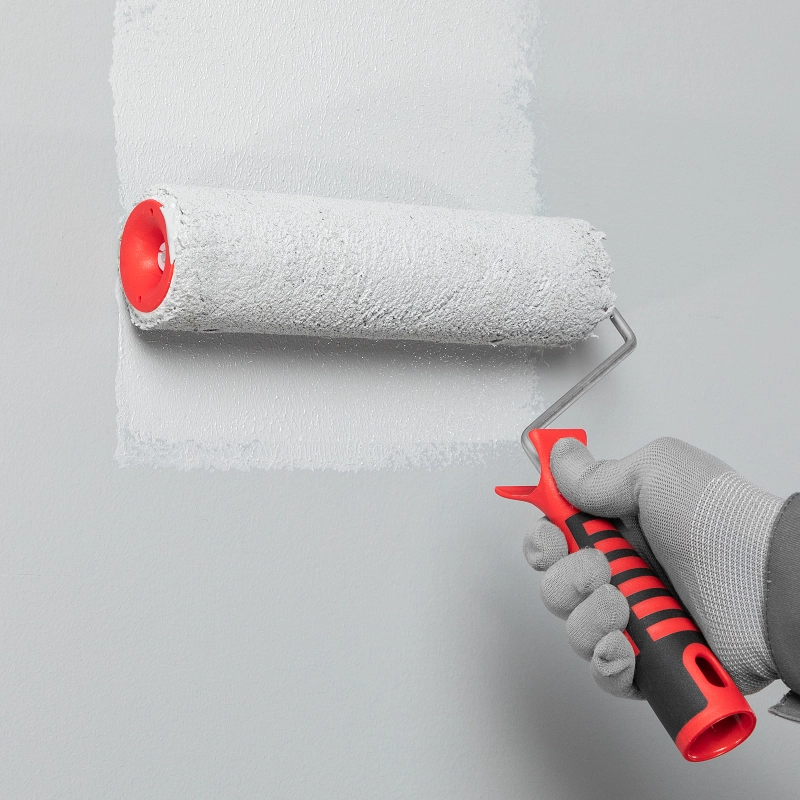 Валик для внутренних работ синтетический, с двухком.ручкой, 250 мм, ворс 12 мм, D 48 мм, D ручки 6 мм, полиакрил Matrix (80661)