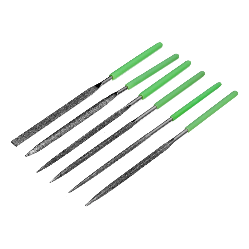 Набор надфилей алмазных, 140 х 70 х 3 мм, 6 шт Сибртех (158347)