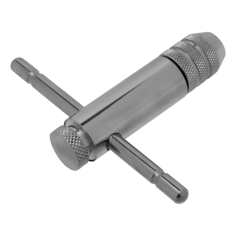 Вороток для метчиков М3-М8, хромированный, с трещоткой Matrix (76905)