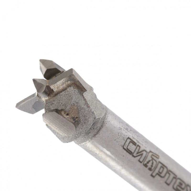 Сверло Форстнера по дереву, 13 мм, цилиндрический хвостовик Сибртех (704813)