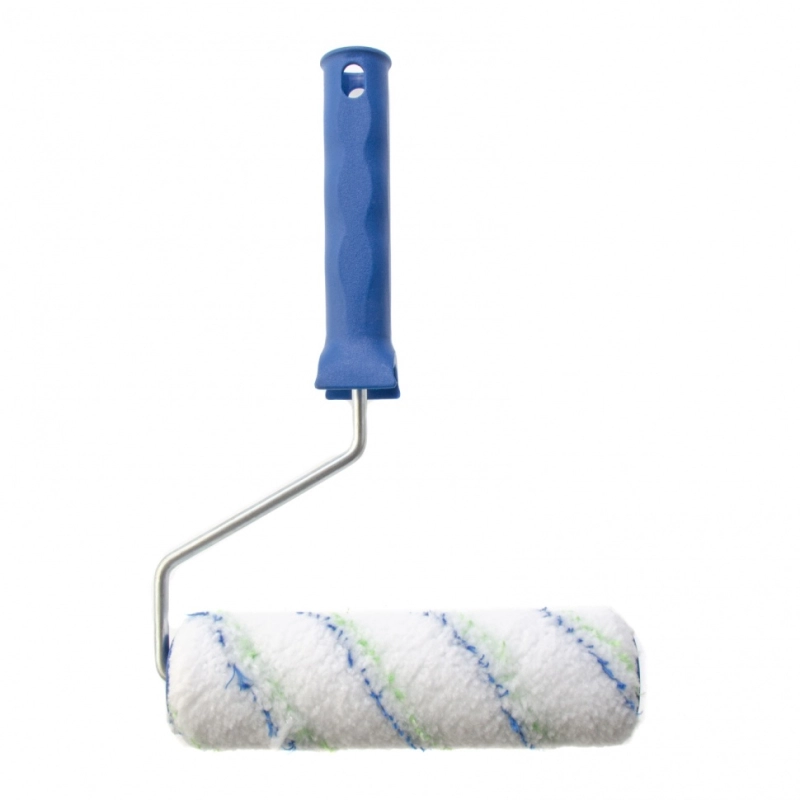 Валик "Водные краски", 180 мм, ворс 12 мм, D - 36 мм, D ручки - 6 мм, полиэстер Сибртех (80192)