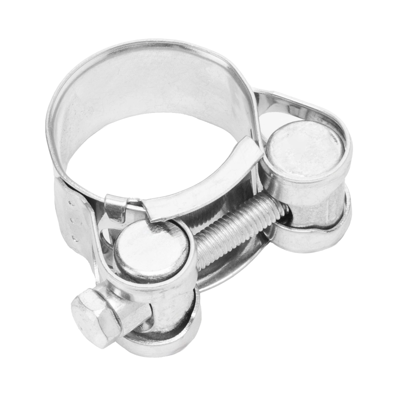 Хомуты металлические, силовые 26-28 мм, ширина 18 мм, шарнирный, W1, 2 шт Сибртех (47509)