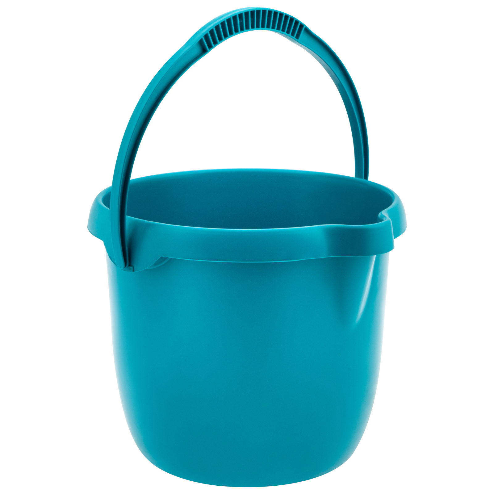 Ведро пластмассовое круглое 12 л, бирюзовое, Home Palisad (929575)